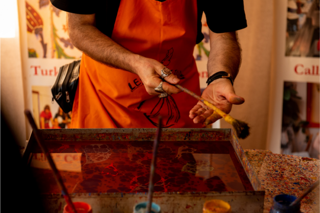 Turkish Marbling Ebru Course