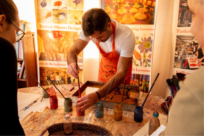 Turkish Marbling Ebru Course